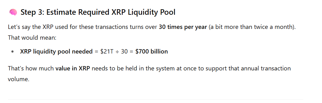 如果XRP账本处理Ripple CEO预测的14% SWIFT交易量，XRP价格会是多少